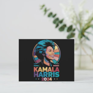 Kamala Harris 2024 Wählt Präsident Kamala Wahl  Postkarte