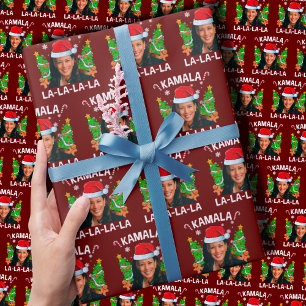 Kamala Harris 2024 Weihnachten Geschenkpapier