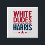 Kamala Harris 2024: Weißer Typ für Harris-Wahl Button<br><div class="desc">Kamala Harris 2024: Weißer Typ für Harris-Wahl</div>