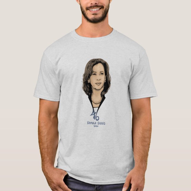 Kamala Harris 46 T-Shirt (Vorderseite)