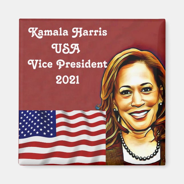 Kamala Harris 46. Vizepräsidenten Magnet (Vorne)