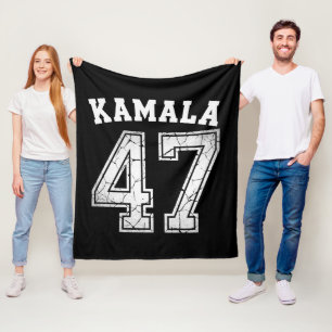Kamala Harris 47 für den Präsidenten des Volkes Fleecedecke