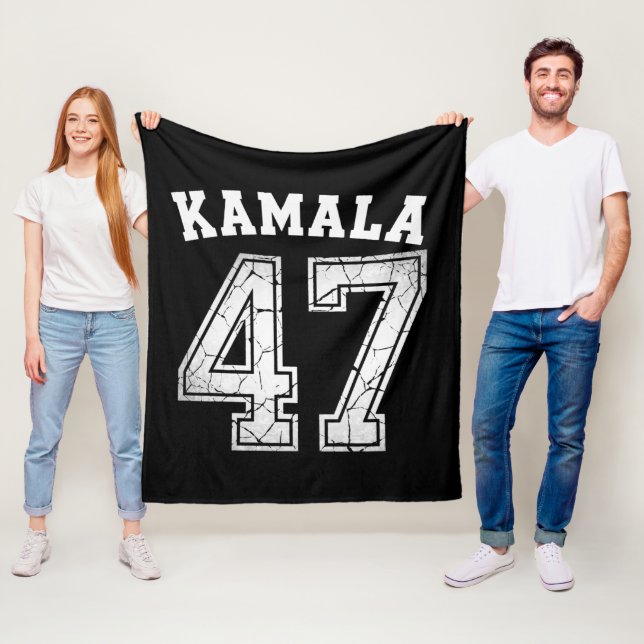 Kamala Harris 47 für den Präsidenten des Volkes Fleecedecke (Beispiel)