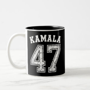 Kamala Harris 47 Für Präsident Für Das Volk  Zweifarbige Tasse
