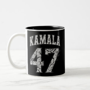 Kamala Harris 47. Präsident USA Amerika 2024 Zweifarbige Tasse