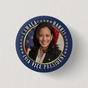 Kamala Harris 49. Vizepräsident Button