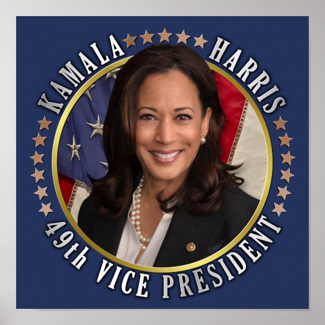 Kamala Harris 49. Vizepräsident Poster (Vorne)