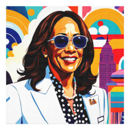 KAMALA HARRIS 5 FOTODRUCK