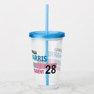 Kamala Harris Acryltrinkbecher