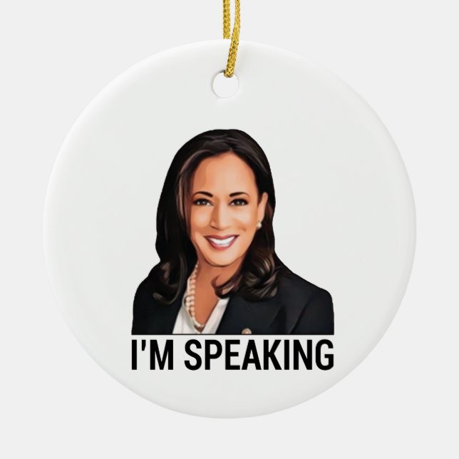 Kamala Harris Biden Harris 2020 Präsident Keramik Ornament (Vorne)