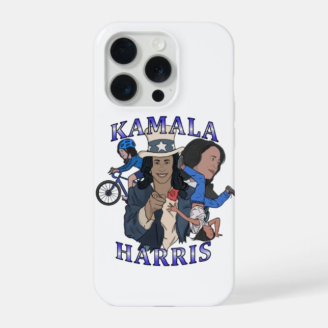Kamala Harris Bootleg Rap Style Election iPhone 15 Pro Hülle (Rückseite)