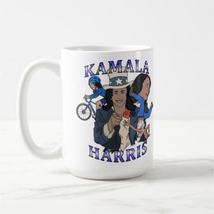 Kamala Harris Bootleg Rap Style Election Kaffeetasse