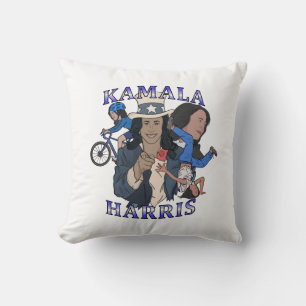Kamala Harris Bootleg Rap Style Election Kissen