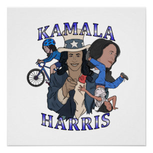 Kamala Harris Bootleg Rap Style Election Poster