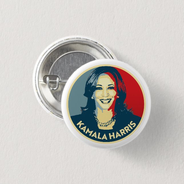 Kamala Harris Button (Vorne & Hinten)