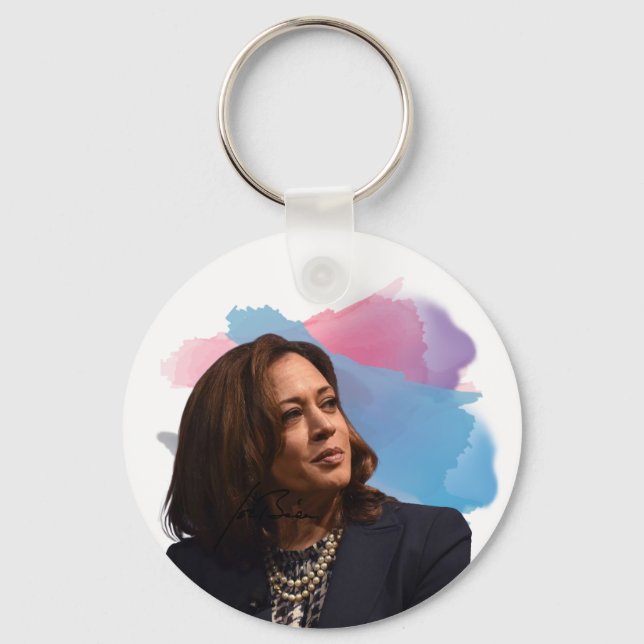 Kamala Harris Button Schlüsselanhänger (Vorderseite)