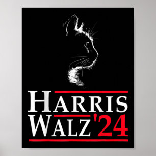Kamala Harris Cat Lady 2024 Electio geht nicht zur Poster