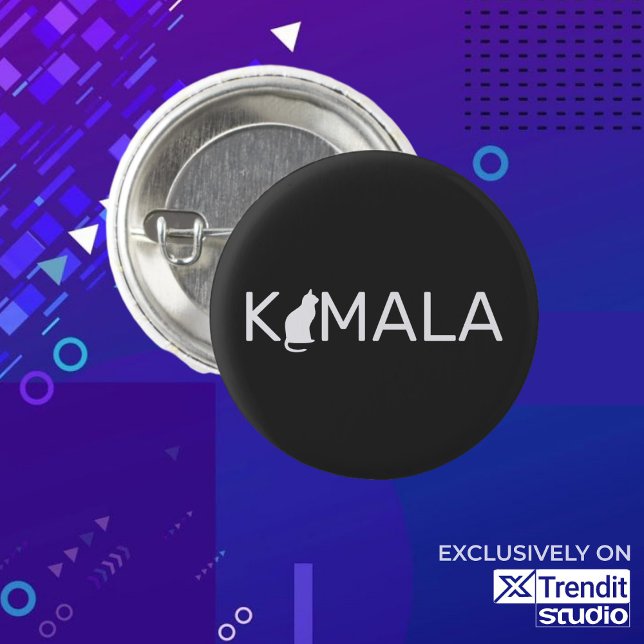 Kamala Harris Cat Lady, Cat Lady Liebe Kamala Button (Von Creator hochgeladen)