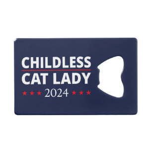 Kamala Harris - Childless Cat Lady 2024 III Geldbeutel Flaschenöffner