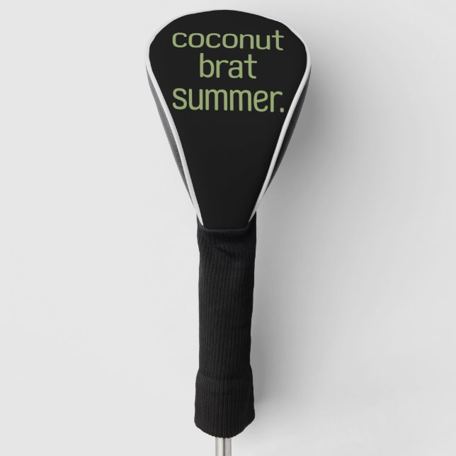 Kamala Harris Coconut Brat Sommer 2024 Golf Headcover (Vorderseite)
