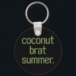 Kamala Harris Coconut Brat Sommer 2024 Schlüsselanhänger<br><div class="desc">Kamala Harris Coconut Brat Sommer 2024</div>