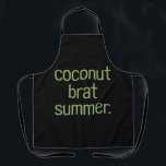 Kamala Harris Coconut Brat Sommer 2024 Schürze<br><div class="desc">Kamala Harris Coconut Brat Sommer 2024</div>