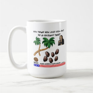 Kamala Harris Coconut Tree Design Tasse