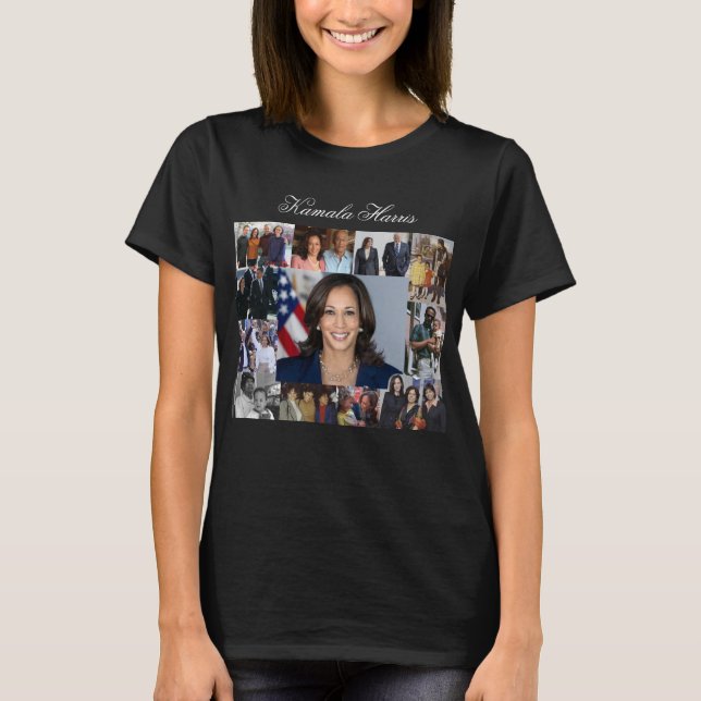 Kamala Harris Collage T-shirt de base (Devant)