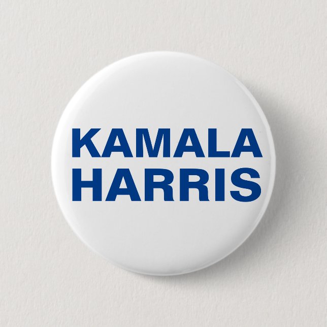 Kamala Harris (CUSTOMIZABLE)-Button Button (Vorderseite)