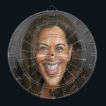 Kamala Harris Dartscheibe<br><div class="desc">Kamala Harris - Image mit freundlicher Genehmigung von DonkeyHotel athttps://flic.kr/p/EgDZ36 unter einer Creative Commons Lizenz .  Die Verwendung dieses Bildes bedeutet keine Billigung durch den ursprünglichen Künstler.</div>