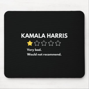 Kamala Harris Eine 1-Sterne-Bewertung Sehr D Würde Mousepad