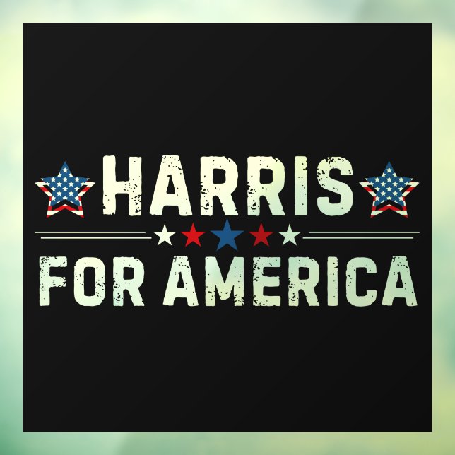Kamala Harris Fensteraufkleber (Blatt 3)