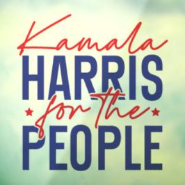 Kamala Harris Fensteraufkleber