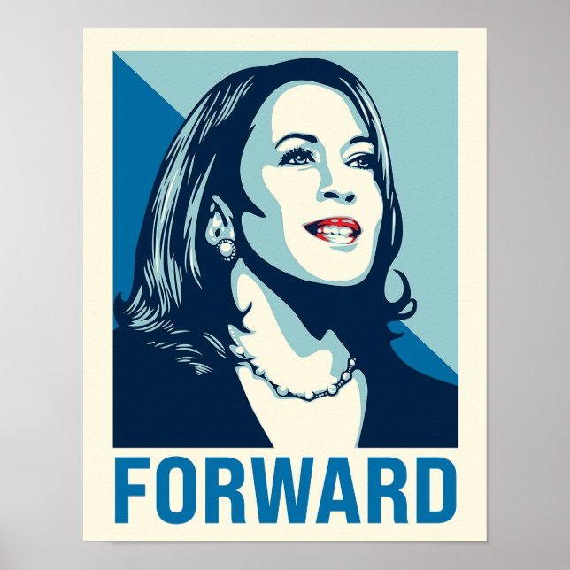 Kamala Harris Forward 11 x 14 Poster (Vorne)