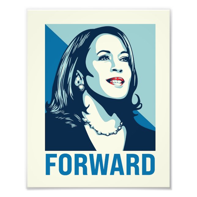 KAMALA HARRIS FORWARD FOTODRUCK (Vorne)