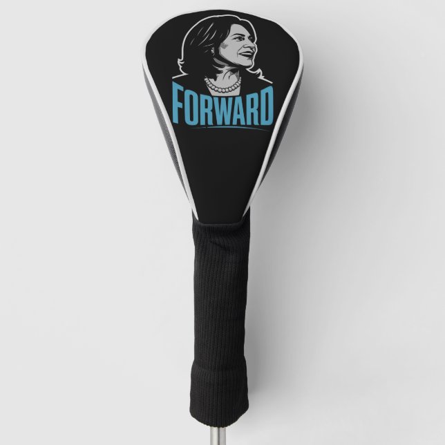 Kamala Harris Forward Golf Headcover (Vorderseite)