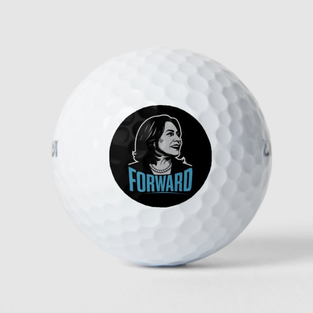 Kamala Harris Forward Golfball (Vorderseite)
