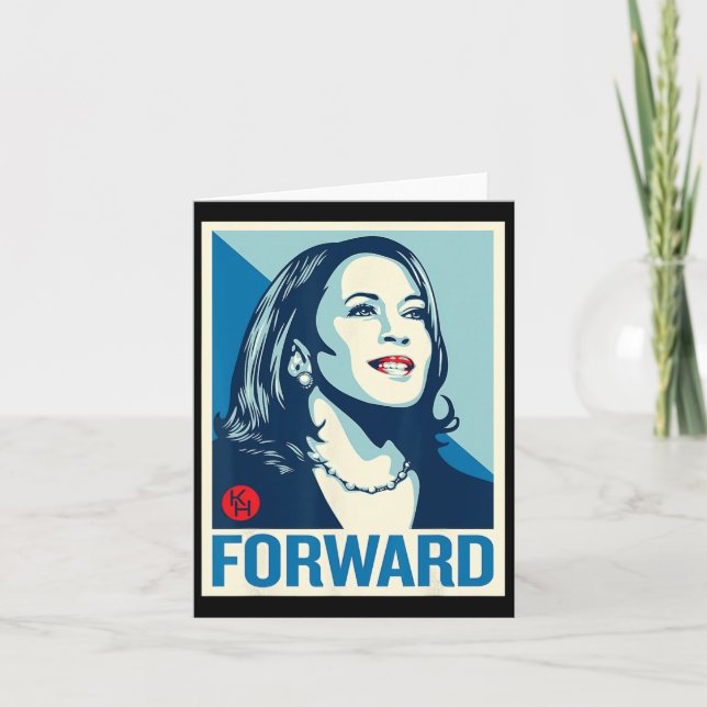 Kamala Harris Forward Karte (Vorderseite)