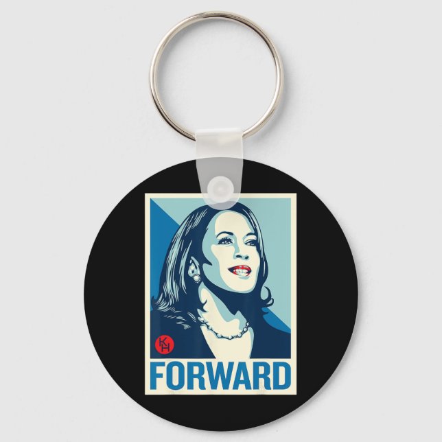 Kamala Harris Forward Schlüsselanhänger (Vorderseite)