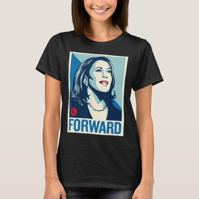 Kamala Harris Forward T-Shirt (Vorderseite)