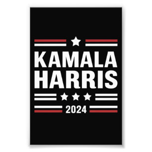 Kamala Harris für das Volk 2024 Präsident  Fotodruck