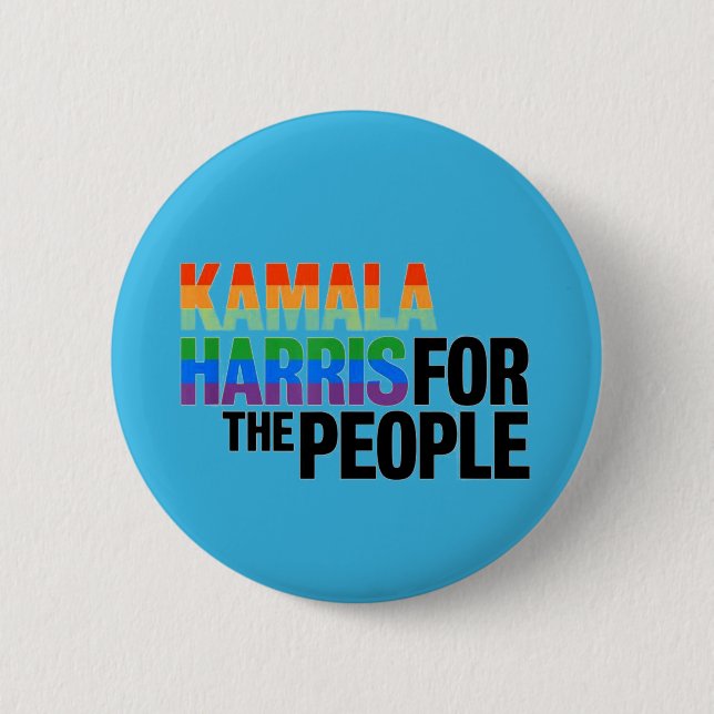 Kamala Harris für das Volk Button (Vorderseite)