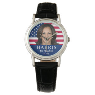 Kamala Harris für den Präsidenten 2024 Armbanduhr