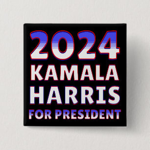 Kamala Harris für den Präsidenten 2024 Button