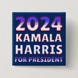 Kamala Harris für den Präsidenten 2024 Button