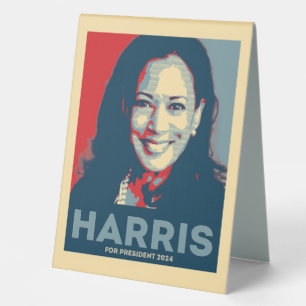Kamala Harris für den Präsidenten 2024 - Hoffnung Tischaufsteller