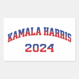 Kamala Harris für den Präsidenten 2024 Rechteckiger Aufkleber