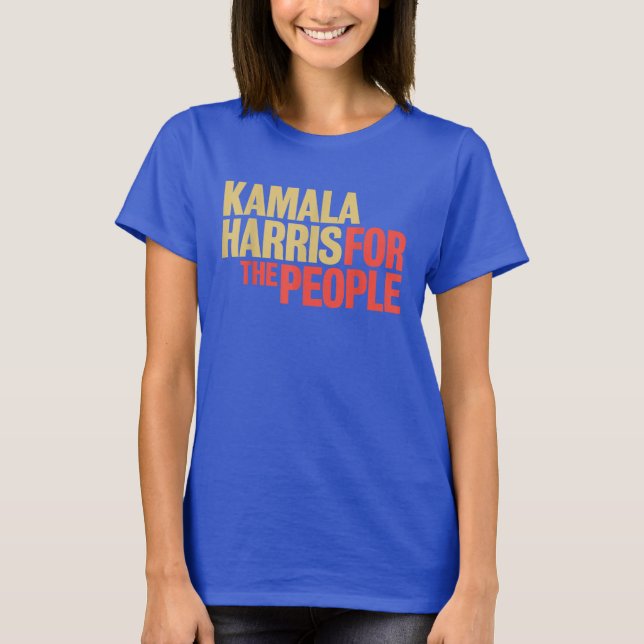 Kamala Harris für den Präsidenten des Europäischen T-Shirt (Vorderseite)