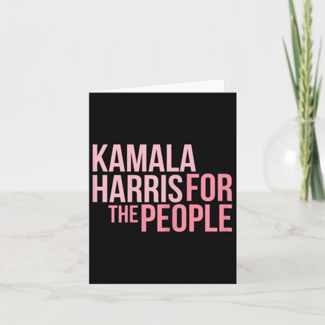 Kamala Harris für die Menschen - Aka 2020 Vice Pre Karte (Vorderseite)