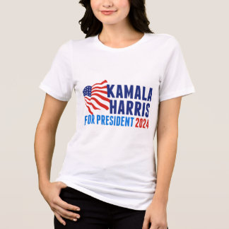 Kamala Harris für die Präsidentschaftswahl 2024 Fr Tri-Blend Shirt